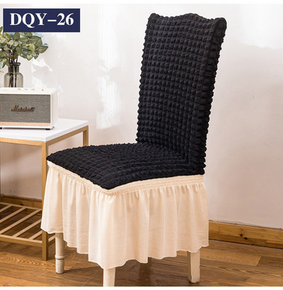 Prabangūs Seersucker kėdžių užvalkalai Spandex audinio kėdžių užvalkalai namams Viešbučio valgomojo ceremonijos banketų vestuvių vakarėliui