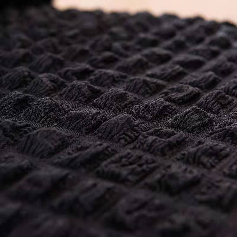 Prabangūs Seersucker kėdžių užvalkalai Spandex audinio kėdžių užvalkalai namams Viešbučio valgomojo ceremonijos banketų vestuvių vakarėliui