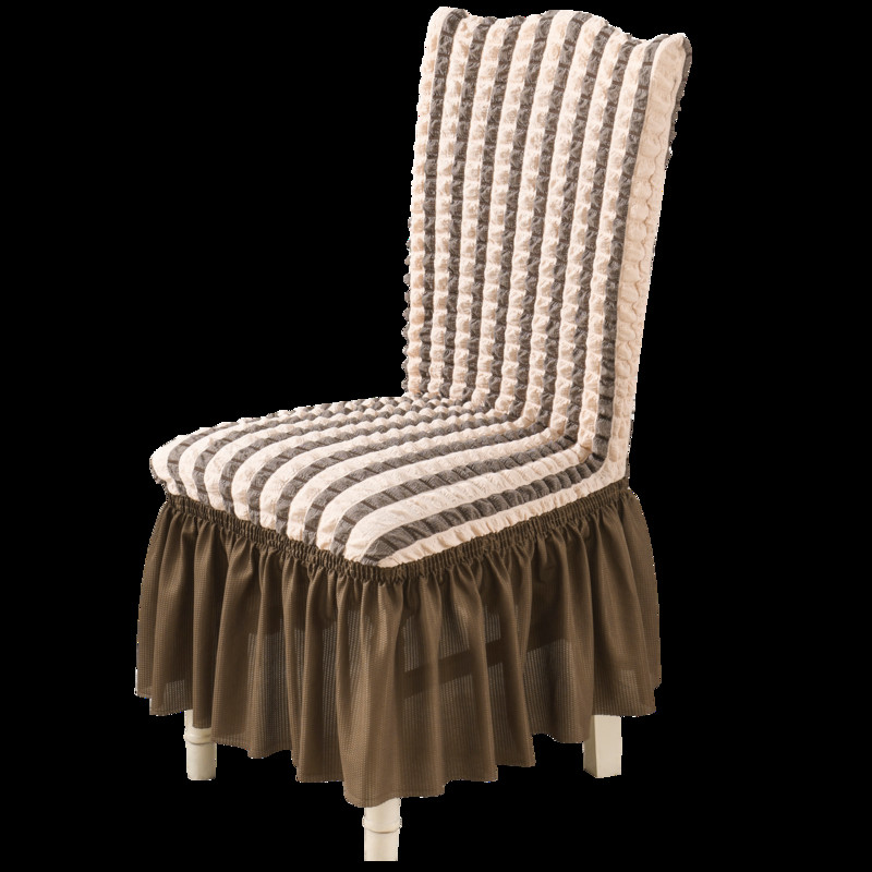 Prabangūs Seersucker kėdžių užvalkalai Spandex audinio kėdžių užvalkalai namams Viešbučio valgomojo ceremonijos banketų vestuvių vakarėliui