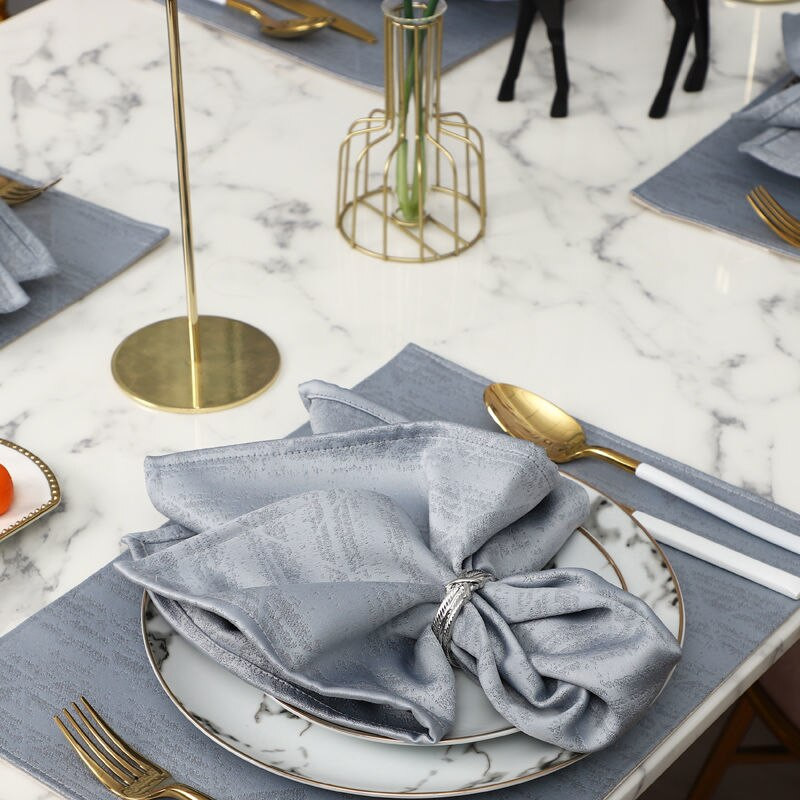 Decoratiuni de nunta Servetele Prosop de ceai Home Decoupage Bumbac Lenjerie de bucatarie Laveta de bucatarie Masa personalizata Scara de nunta Fata de masa