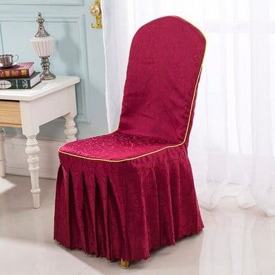 Προσαρμοσμένο κάλυμμα καθίσματος ξενοδοχείου Ξενοδοχείο Εστιατόριο Κάθισμα καρέκλας γάμου με κάλυμμα τραπεζαρίας Χονδρικό κάλυμμα καρέκλας τραπεζαρίας