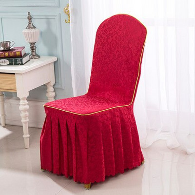 Προσαρμοσμένο κάλυμμα καθίσματος ξενοδοχείου Ξενοδοχείο Εστιατόριο Κάθισμα καρέκλας γάμου με κάλυμμα τραπεζαρίας Χονδρικό κάλυμμα καρέκλας τραπεζαρίας