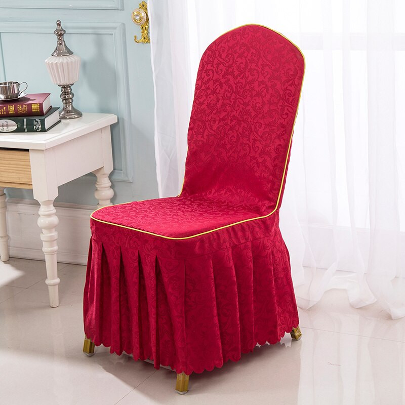 Προσαρμοσμένο κάλυμμα καθίσματος ξενοδοχείου Ξενοδοχείο Εστιατόριο Κάθισμα καρέκλας γάμου με κάλυμμα τραπεζαρίας Χονδρικό κάλυμμα καρέκλας τραπεζαρίας