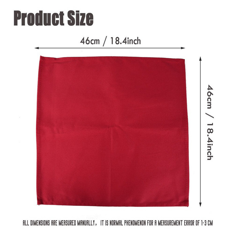 10 db 100% pamut 18x18 hüvelykes Hotel Square összecsukható ruha Western étterem étkezőasztal vastag szalvéta piros fehér szürke rózsaszín