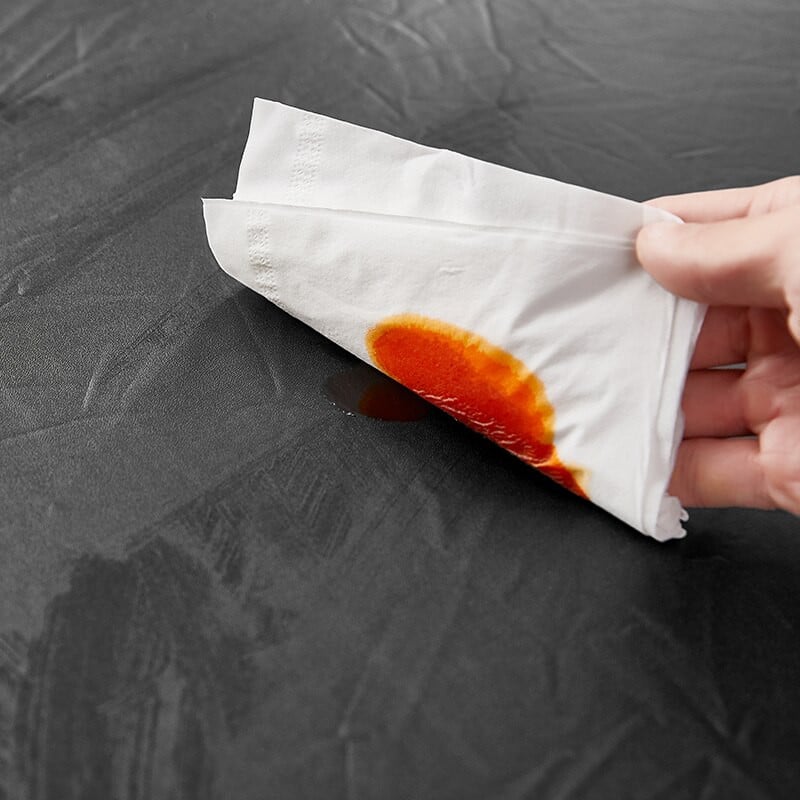 Δερμάτινα καλύμματα καρέκλας τραπεζαρίας Spandex Κάλυμμα μαξιλαριού Αφαιρούμενο κάλυμμα καθίσματος για συμπόσιο κουζίνας Αδιάβροχο αδιάβροχο 1 τεμ.