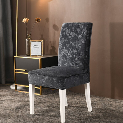 Aksominis blizgus sėdynės apsauginis dėklas Kėdžių užvalkalai viešbučių banketams vestuvėms Universalaus dydžio „Housse De Chaise“, plaunamas, nuimamas