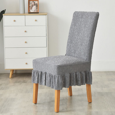 Κάλυμμα καρέκλας τριών στυλ Super soft φούστα Μοντέρνα ελαστικά καλύμματα καρέκλας Καλύμματα καρέκλας τραπεζαρίας Spandex για κουζίνα