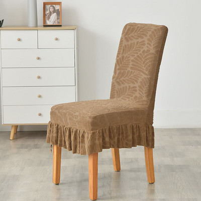 Κάλυμμα καρέκλας τριών στυλ Super soft φούστα Μοντέρνα ελαστικά καλύμματα καρέκλας Καλύμματα καρέκλας τραπεζαρίας Spandex για κουζίνα