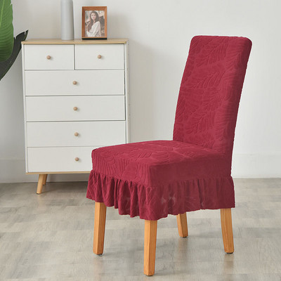 Κάλυμμα καρέκλας τριών στυλ Super soft φούστα Μοντέρνα ελαστικά καλύμματα καρέκλας Καλύμματα καρέκλας τραπεζαρίας Spandex για κουζίνα