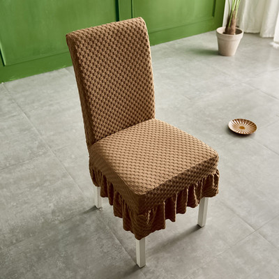 Κάλυμμα καρέκλας τριών στυλ Super soft φούστα Μοντέρνα ελαστικά καλύμματα καρέκλας Καλύμματα καρέκλας τραπεζαρίας Spandex για κουζίνα