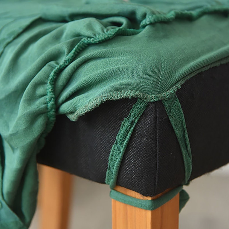 Κάλυμμα καρέκλας τριών στυλ Super soft φούστα Μοντέρνα ελαστικά καλύμματα καρέκλας Καλύμματα καρέκλας τραπεζαρίας Spandex για κουζίνα