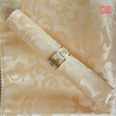 Nauja vestuvinio stalo servetėlė kvėpuojanti aplinka namų tekstilės apdaila 1 vnt medžiaginė servetėlė 48 * 48cm nosinė