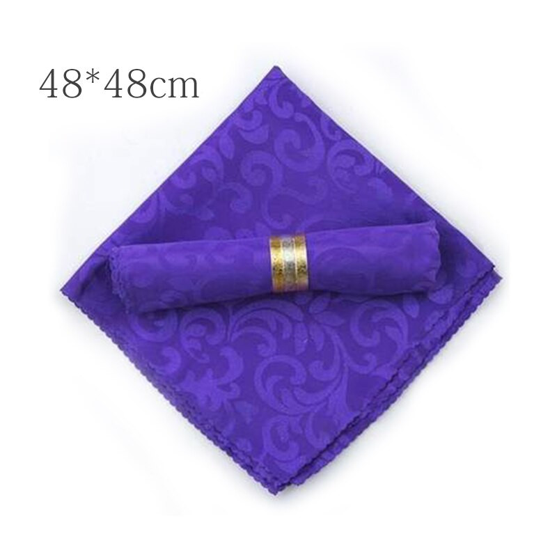 Nauja vestuvinio stalo servetėlė kvėpuojanti aplinka namų tekstilės apdaila 1 vnt medžiaginė servetėlė 48 * 48cm nosinė