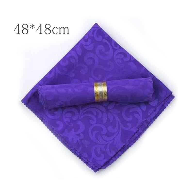 1vnt medžiaginės servetėlės 48*48cm nosinaitė naujo stiliaus vestuvinio stalo servetėlė kvėpuojanti aplinka namų tekstilės apdaila