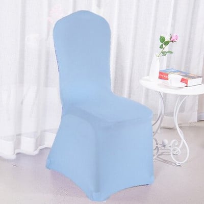 10 ks poťahov na stoličky, látky, svadobné biele poťahy na stoličky, reštaurácia, banket, hotel, večera, párty, lycra, polyester, elastan, AO