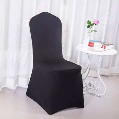 10 ks poťahov na stoličky, látky, svadobné biele poťahy na stoličky, reštaurácia, banket, hotel, večera, párty, lycra, polyester, elastan, AO