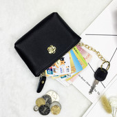 Portofel mic din piele pentru monede și carduri