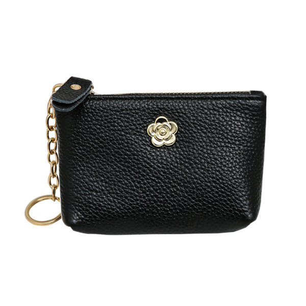 Portofel mic din piele pentru monede și carduri