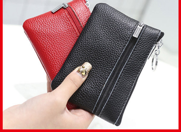 Női pénztárca - cipzárral