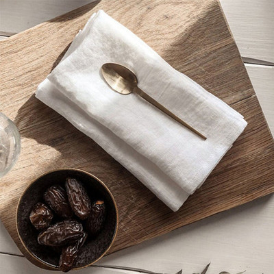 40x40cm vászon partiterítő vacsoraszalvéta étterem Otthoni szalvéták Esküvői vászonszövet Konyhai vacsoraszalvéták