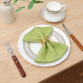 Ručno izrađene perive pamučne salvete u više boja prilagođene izdržljivim četvrtastim kuhinjskim ručnicima Stolnjaci Papirnate salvete za vjenčanje za večeru