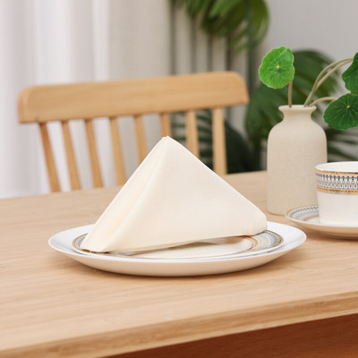 Ručno izrađene perive pamučne salvete u više boja prilagođene izdržljivim četvrtastim kuhinjskim ručnicima Stolnjaci Papirnate salvete za vjenčanje za večeru