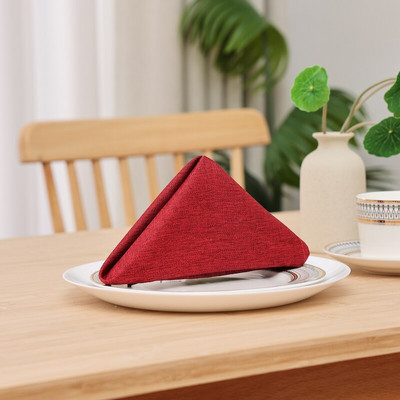 Ručno izrađene perive pamučne salvete u više boja prilagođene izdržljivim četvrtastim kuhinjskim ručnicima Stolnjaci Papirnate salvete za vjenčanje za večeru