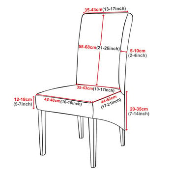 XL водоустойчиви калъфи за столове с дълъг гръб, разтеглив спандекс, калъф за седалка за стол за хранене, ресторант, хотел, парти, сватба