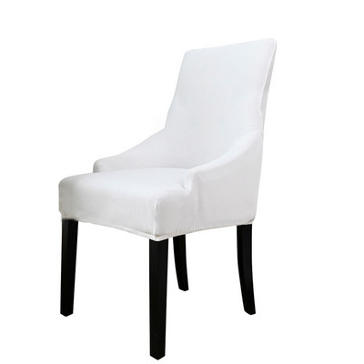 Új egyszínű székhuzat Elasztikus étkező üléshuzat Teljes csomagú székvédő tok éttermi esküvői banketthez