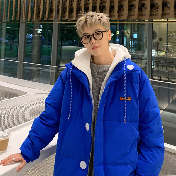 Geaca barbati model larg cu imprimeu si inchidere cu fermoar