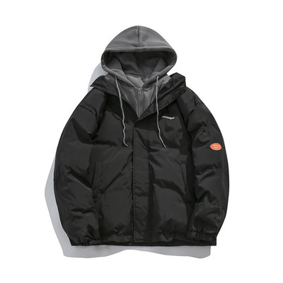 Ζεστό χειμωνιάτικο μπουφάν με κουκούλα