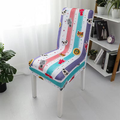 Imprimare florală Acasă Husă elastică universală pentru scaun de sufragerie Husă pentru scaun de bucătărie, detașabilă și modernă, anti-murdară