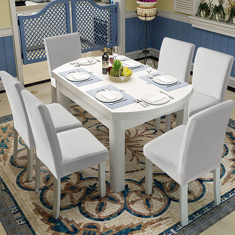 Vodootporna jacquard navlaka za stolicu u obliku slova T za blagovaonicu Hotelski banket Home Decor Spandex Elastična navlaka za sjedalo stolice