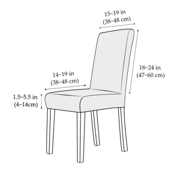 1/2/3/4 бр. Жакардови калъфи за столове Разтегливи калъфи от спандекс Едноцветни калъфи за столове за трапезария Сватбен банкет Хотел