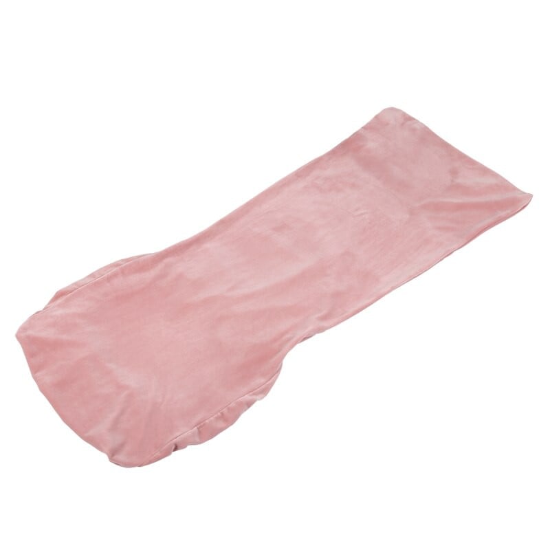 Huse pentru scaune pentru scaune scurte din țesătură din catifea vulpea elastică pentru sufragerie nunta bucătărie acasă, roz