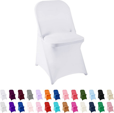 NOI Huse pentru scaune pliabile Huse elastice din spandex pentru acasă, restaurant, banchet, hotel, nuntă, petrecere, decor universal pentru scaune