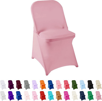 NOI Huse pentru scaune pliabile Huse elastice din spandex pentru acasă, restaurant, banchet, hotel, nuntă, petrecere, decor universal pentru scaune