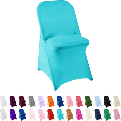 NOI Huse pentru scaune pliabile Huse elastice din spandex pentru acasă, restaurant, banchet, hotel, nuntă, petrecere, decor universal pentru scaune