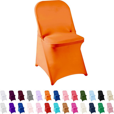 NOI Huse pentru scaune pliabile Huse elastice din spandex pentru acasă, restaurant, banchet, hotel, nuntă, petrecere, decor universal pentru scaune