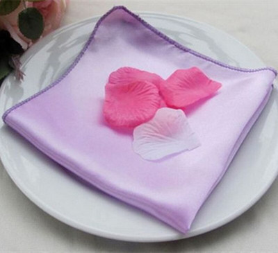 50 kom 30*30 cm jeftini satenski salveti salvete za svadbeni stol, večera, džepni rupčići, kućna zabava, banketni stol, dekoracija