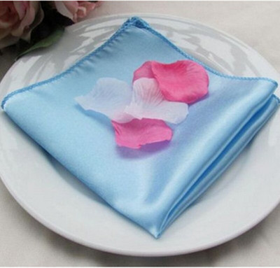 50 kom 30*30 cm jeftini satenski salveti salvete za svadbeni stol, večera, džepni rupčići, kućna zabava, banketni stol, dekoracija