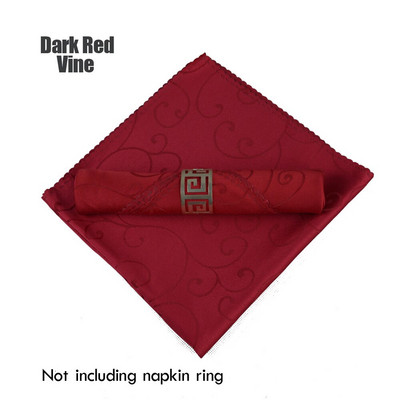 Balta žakardo auksinė servetėlė, 50 dalių rinkinys, vestuvių dekoravimo servetėlė, restoranas, viešbutis, banketas, sulankstomas audinys, speciali kaina