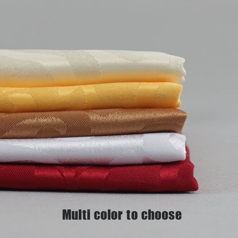 Balta žakardo auksinė servetėlė, 50 dalių rinkinys, vestuvių dekoravimo servetėlė, restoranas, viešbutis, banketas, sulankstomas audinys, speciali kaina