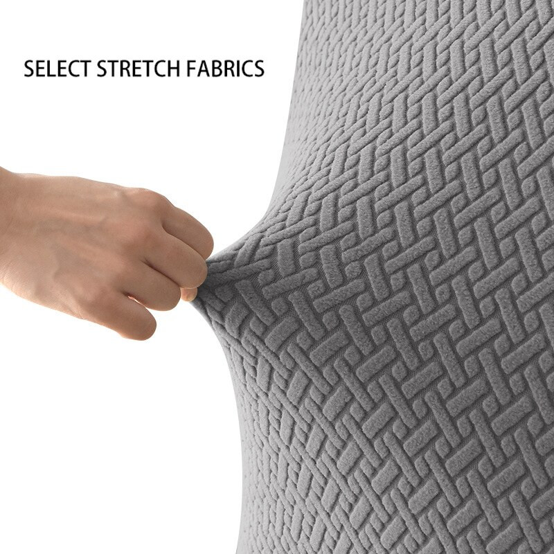 T žakardo audinio kėdės užvalkalas valgomajame Vestuvių viešbučių banketams Namų elastingo elastingumo kėdžių užvalkalai Didelio elastingumo sėdynės dėklas