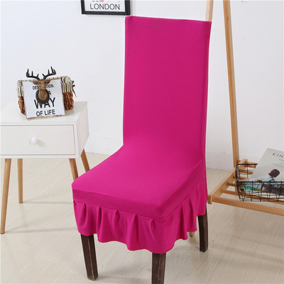Spausdintas sijono kėdės užvalkalas Paprasti Style Stretch spandex kėdžių užvalkalai valgomajam Virtuvei Banketui Vestuvėms Namų dekoro sėdynės dėklas