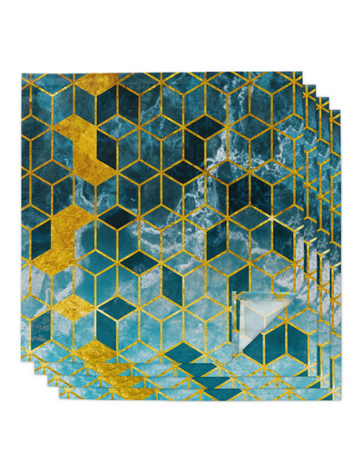 Cub degradat verde marmură 4/6/8 buc șervețel de pânză decor de masă prosop de cină pentru farfurii de bucătărie covoraș de decorare de petrecere de nuntă