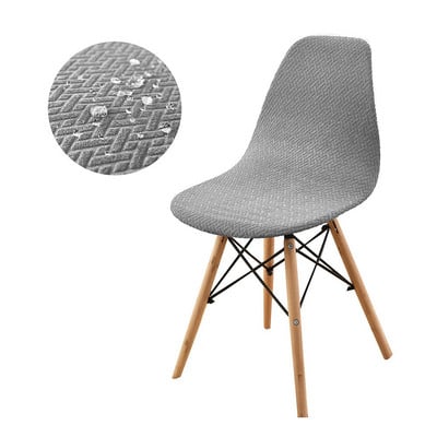 Ūdensnecaurlaidīgs, mīksts samta apvalka krēsla pārvalks, elastīgs skandināvu krēslu pārvalks ēdamistabas sēdekļa pārvalks viesnīcas mājas viesistabai