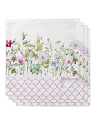 Roz Maroc Floare de primăvară Vanilie 4/6/8buc Șervețele de bucătărie 50x50cm Șervețele de masă Vase de servire Produse textile pentru casă