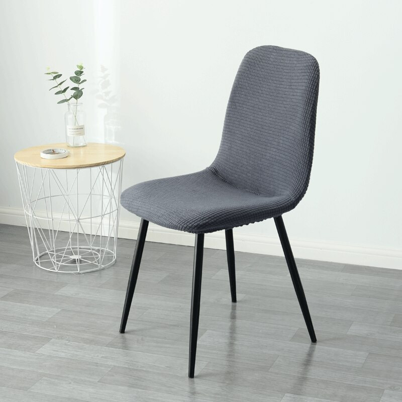 Poťahy na stoličky z polárneho fleecového materiálu, pletený poťah na sedadlo do kuchyne, jedálenskej stoličky, Funda Silla, moderné hotelové, kancelárske, barové stoličky