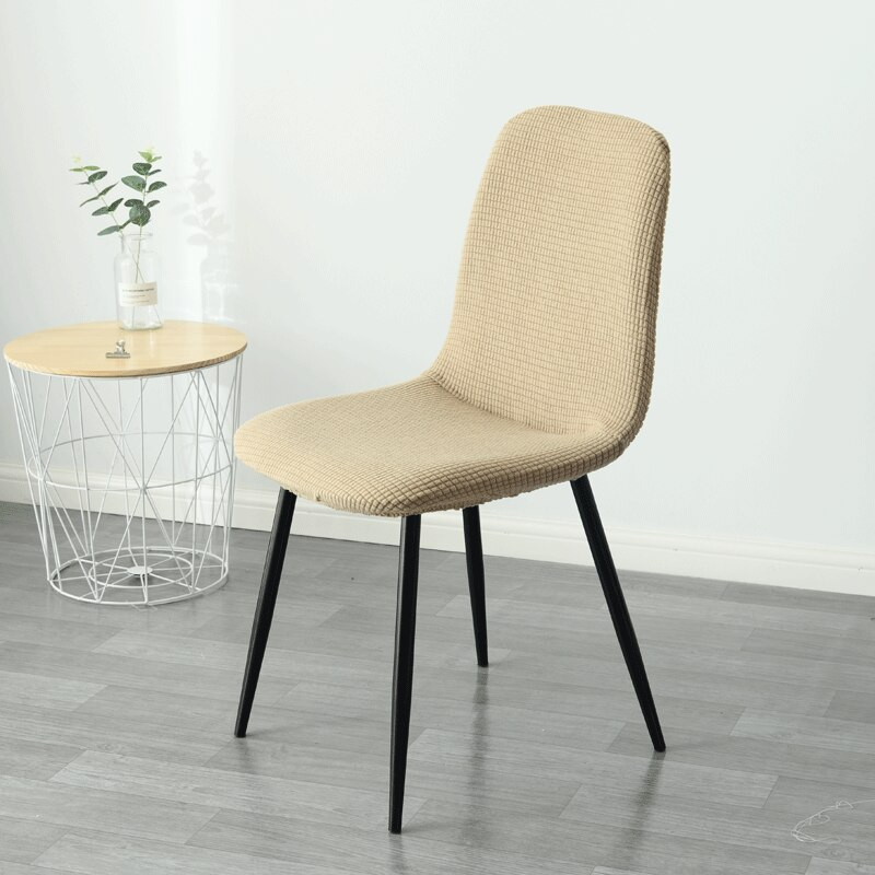Poťahy na stoličky z polárneho fleecového materiálu, pletený poťah na sedadlo do kuchyne, jedálenskej stoličky, Funda Silla, moderné hotelové, kancelárske, barové stoličky